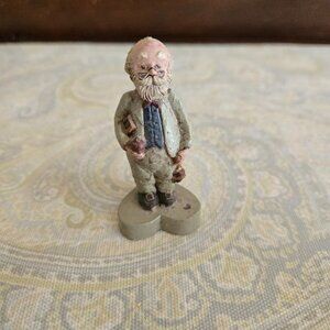 VINTAGE Sarah's Attic "Santas of the Month" Professor Santa figurine